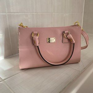 Baby Pink Rectangle Crossbody Bag